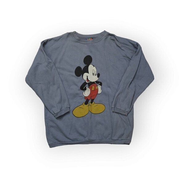 Vintage Walt Disney World Mickey Mouse Sweatshirt Jerry Leigh One Size - Picture 1 of 9